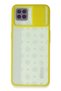 Aconcept Reno 4 Lite Case Palm Frosted Camera Sliding Silicone (145738) - Yellow - 3