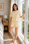 Women's 100% Cotton Shorts Pajama Set - 2