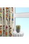 Ethnic Patterned Colorful Decorative Background Curtain with African Woman Figure** - 8