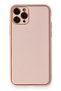 Aconcept iPhone 11 Pro Case Coco Leather Silicone Cover (31418) - Pink