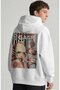 Lady Gaga Singer Back Printed Unisex Oversize Combed Cotton Hoodie - 3