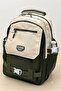 Water Resistant Satin Fabric Unisex Multi-Compartment Middle School,High School School Backpack Travel Bag - 5