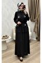 Floral Skirt Set Black - 2