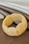 Dore Collection Riviera Stone Series Handmade Natural Stone Look Elastic Wide Women's Bracelet - 2