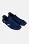 Women Go Walk Massage Fit Slip On Walking Shoes, Navy - 2