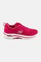 Women GO Arch Fit Lace Up Walking Shoes, Pink - 4