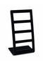 4-Tier Earring and Necklace Stand White – Velvet Jewelry Stand Black