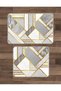 Bath Mat Set of 2 with Non-Slip Base and Washable 60X90 cm - 50X60 cm - 2