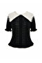 Baby Collar Openwork Knitwear