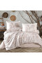 Ranforce 100% Cotton Duvet Cover Set Single Size Betina V1 Stone