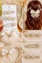 Girl's Pearl and Stone Bowknot Hairpin - Hairpin Set