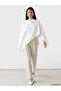 Trendlucky Asymmetrical Cut Blouse with Draped Collar - 2
