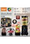 Electric Blender R.2866 Multifunction 4-in-1 Mixer Grinder with 400W Power, 19000 RPM Speed, Strong Stainless Steel Blades, Easy to Clean Parts, Designed for Juicing, Grinding, Blending and Ch