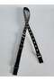 Buckle Adjustable Shoulder Strap with Capsule - Black Patent Leather