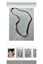 Special Design Knitted Model Men's Necklace Water Resistant - 4