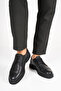 Genuine Leather Men's Classic Shoes Comfort Lace-Up Black Brown Vittoria - 5