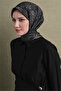 Silk Scarf 2027 Winter - 9631-83 Black Sura