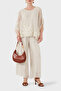 Embroidered and Sequined Silk Blend Buttoned Transparent Blouse Women's Blouse 6901017 - 5