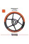Yamaha Tracer 9 Wheel Rim Strip – Half Rim Covering & Tracer 9 Lettering Sticker Set - 8