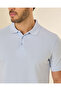 Men Blue Basic Polo Shirt - 4