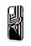 iPhone 15 Compatible Madam Marica Patterned Silicone Case - 3