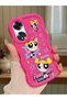 Oppo A60 Compatible Case Camera Protector Red Silicone Couple Phone Case Cartoon Pattern