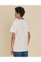 Senior Boys Ivory Chambray Collar Polo - 4