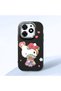 Tecno Spark 10 Pro Compatible Case Camera Protector Black Silicone Couple Phone Case Kitty Patterned