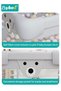 Baby Playpen Fence, Portable Babies Playards for Toddlers, Safety Infant Activity Center, Sturdy Play Area, with 2 Pull Rings, 3 Rattle Toys, 60 Ocean Balls and Basket, Perfect Child's Gift, 150-150 - 8