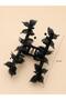 Elegant Tulle Butterfly Clasp Buckle 13 cm Large Size with Beads and Stones - 7