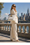 Women's Large Size Shawl Detailed Lined Stylish Handbag Suitable for Daily or Special Use Size: 29 X 30 cm - 4