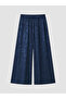 Nevavm Women's Patterned Trousers with Elastic Waist - 4