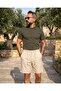 Men's Portofino Premium Linen Rayon Lace-Up Shorts - 2