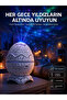Egg-Shaped Table and Night Light Color Changing Projector -