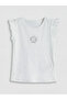 Original Oval Collar Stoned Girls' Undershirt - 2