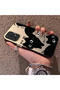 Samsung Galaxy A72 Compatible High-Quality Fun Black Cat Printed Case, Cute Chic Impact