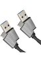 كابل USB-A 3.0 إلى USB-C - بطول 2×0.8 متر |   كابل بيانات فائق السرعة وكابل شحن مناسب