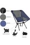 Ultralight Camping Chair, Outdoor Portable Folding Chairs, Small Compact Collapsible Backpack Camp Chair for Outdoor Camping Sports Picnic Beach Hiking Fishing, Lightweight Backpacking - 2