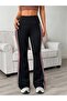 Women's High Waist Side Stripe Detailed Spanish Long Diver Pants - 4