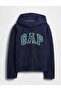 Gap boys' stand collar fleece zip-up jacket, ages 4-16, navy - 5