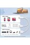 محول USB C OTG، كابل تقسيم USB C 2 في 1 مع شحن سريع 100 واط ونقل البيانات، US B A - 2