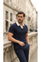 Men's Patterned Short Sleeve Knitwear T-Shirt - 100% Cotton Acrylic - 6