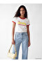 Esvab • Modern & Distinctive Zero Roba Collar Printed Women Cropped