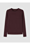 Lcw Everyday Women's Plum Crew Neck Bodysuit - 5