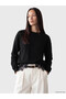 Black Lace Detailed Soft Touch Women's Tunic