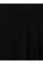 Vizyon New Season Black Wide Leg Women's Knitwear Trousers with Elastic Waist - 6