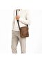 Men's Crazy Tan Genuine Leather Shoulder Strap Messenger Bag Shoulder Bag
