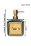 Porcelain Liquid Soap Dispenser 350ml Bath Gray 48392 - 2
