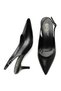 Women's Short Heeled Matte Leather Classic Evening Dress Shoes Heeled Shoes - 4