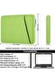 Askuko Laptop Sleeve 14 inch, Shockproof Protective Computer Cover, Durable Carrying Bag Laptop Case Compatible with 14" MacBook Air/Pro HP Asus Lenovo Notebook, Light Green - 4